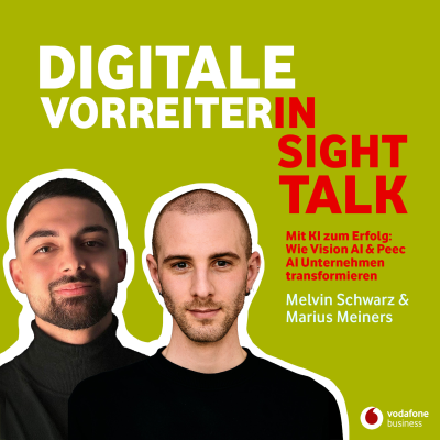 episode Mit KI zum Erfolg: Wie Vision AI & Peec AI Unternehmen transformieren - mit Melvin Schwarz und Marius Meiners artwork