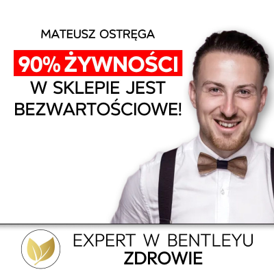 episode Co zrobić, żeby jedzenie stało się lekarstwem? Mateusz Ostręga [Expert w Bentleyu Zdrowie] artwork
