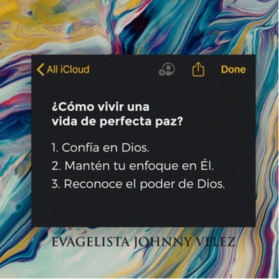 episode ? Como Vivir una vida de perfecta paz ? artwork