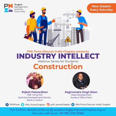episode PMI Pune Deccan India Chapter Industry Intellect Episode-4: Construction artwork