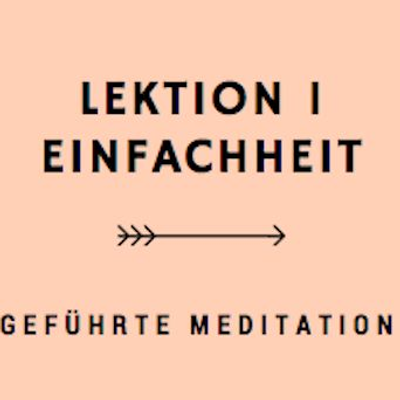 episode Lektion 1 Einfachheit artwork