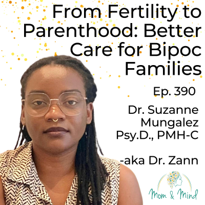 episode 390: From Fertility to Parenthood: Better Care for BIPOC Families with Dr. Suzanne Mungalez artwork