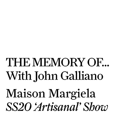 episode Maison Margiela SS20 'Artisanal' Co-ed Show artwork