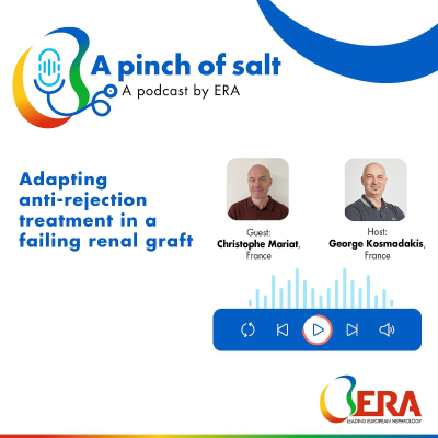 episode #46 Adapting anti-rejection treatment in a failing renal graft, with Cristophe Mariat artwork