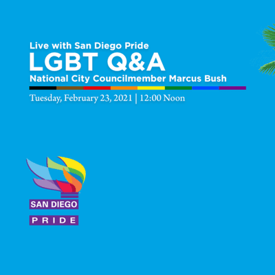 episode LGBT Q&A with National City Councilmember Marcus Bush artwork