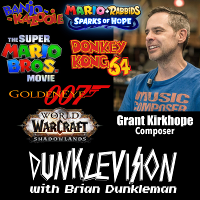 episode Grant Kirkhope (Banjo-Kazooie, Donkey Kong 64, Mario+Rabbids, Goldeneye 007) artwork