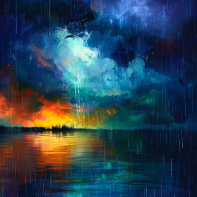 Cover image Thunderstorm Tranquility - Rain and Thunder Sounds