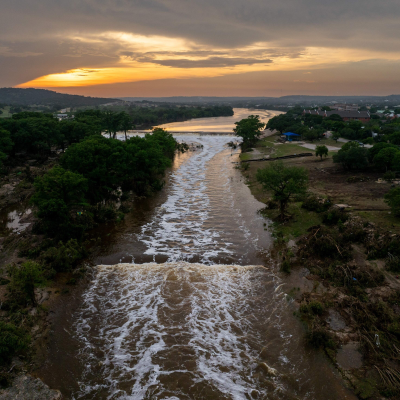 episode Flooding is common in Texas Hill Country. This was different artwork