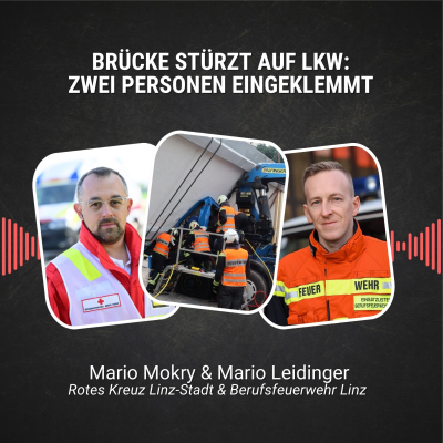 episode #98: Brücke stürzt auf LKW: zwei Personen eingeklemmt artwork