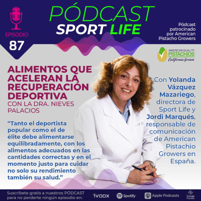 episode Pódcast SPL #87 - Alimentos que aceleran la recuperción deportiva, con la Dra. Palacios artwork