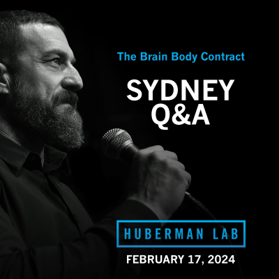 episode LIVE EVENT Q&A: Dr. Andrew Huberman at the Sydney Opera House artwork