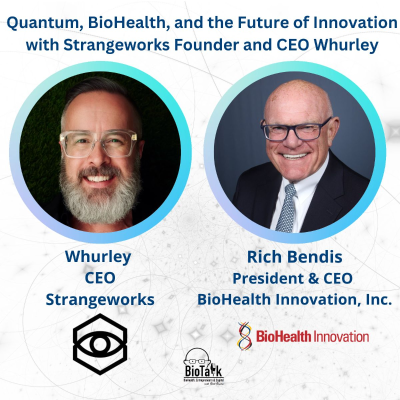 episode Quantum, Biohealth, and the Future of Innovation with Strangeworks Founder and CEO Whurley artwork