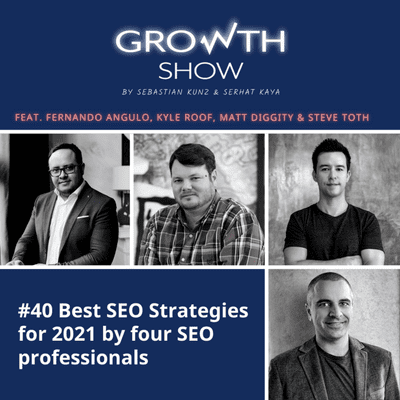 episode #40 Best SEO Strategies for 2021 by four SEO professionals artwork