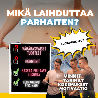 episode #44: Vähärasvaiset ruoat LAIHDUTTAVAT parhaiten❓ Paras liikunta rasvanpolttoon? Testosteroni ja HYVÄ KORTISOLI ✅Herkkuhimoista eroon NÄIN 👇🏼 artwork