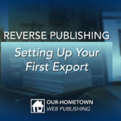 episode Reverse Publishing: Setting Up Your First Export artwork