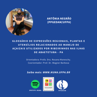 episode Estudante do PPGEDAM produz glossário com informações sobre o cultivo e o manejo do açaí. artwork