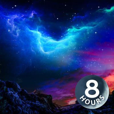 episode Sleepy Nights & Gorgeous Lights with White Noise for Sleeping 8 Hours! artwork