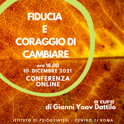episode Fiducia e coraggio di cambiare a cura di Gianni Yoav Dattilo artwork