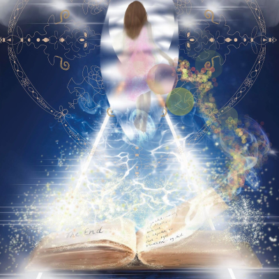 episode Lys til din fortid og dit Akashaarkiv - Del 2 med guidet healing artwork