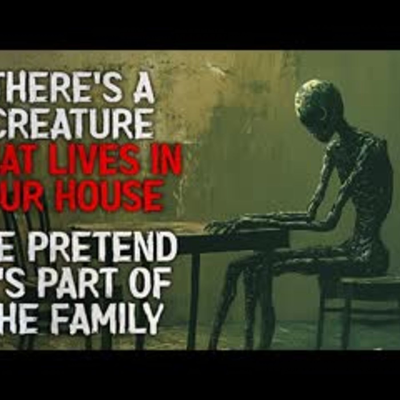 episode "There’s a Creature That Lives in Our House. We Pretend It’s Part of the Family" Creepypasta artwork