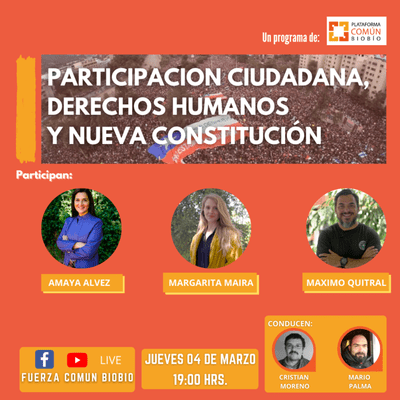 episode Participación ciudadana, derechos humanos y nueva constitución artwork