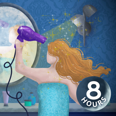 episode Hair Dryer Sounds For Sleeping, Relaxing, Studying | 8 Hour White Noise artwork