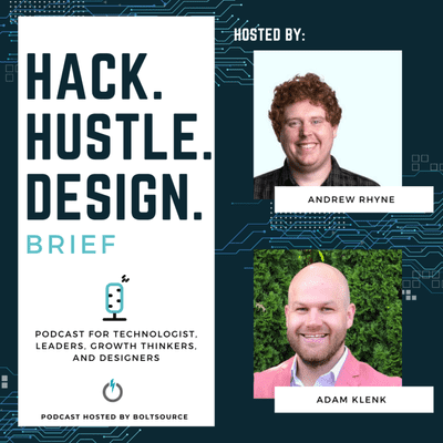 episode Hack. Hustle. Design. Brief - How to find the right Product Engineering Partner. artwork