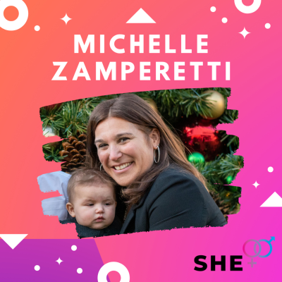 episode She+ Michelle Zamperetti artwork