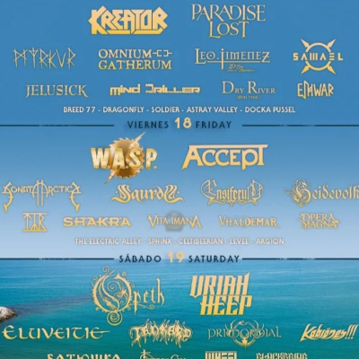 episode 140 - Fuengirola Sun and Thunder 2025 Kreator, Accept, Opeth, Vita Imana, Leo Jiménez, WASP, Uriah Heep, Wheel,Eluveitie artwork