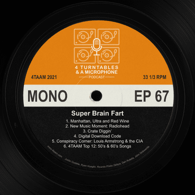 episode Super Brain Fart - Radiohead, Louis Armstrong, Oldies artwork