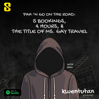 episode E89: PAK 'n GO ON THE ROAD: 5 Bookings, 4 Hours, & the Title of Ms. Gay Travel with Ram artwork