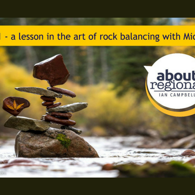 episode 21: A lesson in the art of rock balancing with Michael Grab - About Regional with Ian Campbell artwork