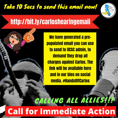 episode URGENT CALL TO ACTION: We Demand #HandsOffCarlos Now artwork