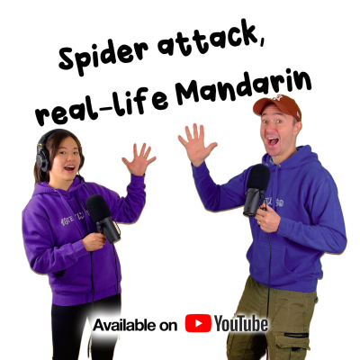 episode Spider Boat Trip, Job Hack, Little Wins | Mandarin Monkey podcast | Learn Mandarin Chinese with natural conversation artwork