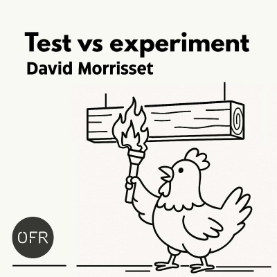 episode 220 - Test vs experiment with David Morrisset artwork