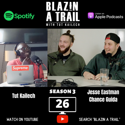 episode Catching Up W/ Jesse Eastman & Chance Guida: Nebraska Natives on Filmmaking/Producing & Their New Film Series | Blazin A Trail Ep #26 #flimmaking #filmfestivals #nebraska artwork
