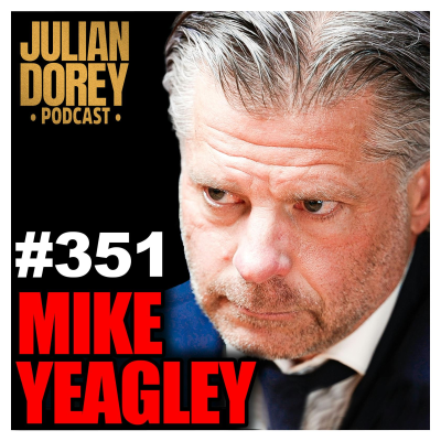 episode #351 - DARPA Data Hacker: “I Tracked Elite’s Phones to Epstein Island in 2016!” | Mike Yeagley artwork