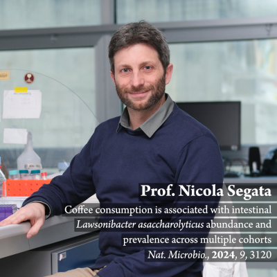 episode Ep18. Coffee affects your microbiome with Prof. Nicola Segata artwork