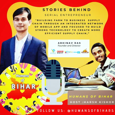 episode EP-20 l Building farming ecosystem to business supply chain . Abhinabh Das Founder Patnacart. artwork