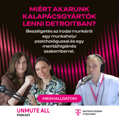 episode Miért akarunk kalapácsgyártók lenni Detroitban? - Beszélgetés az irodai munkáról egy munkahelyi pszichológussal és egy mentálhigiénés szakemberrel. artwork