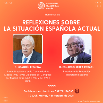 episode Los Debates Transforma España. Reflexiones sobre la situación española actual. artwork