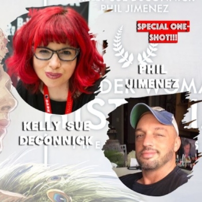 episode DIALOGOS DE COMIC CHRISTMAS SPECIAL 2021, with KELLY SUE DeCONNICK & PHIL JIMENEZ artwork