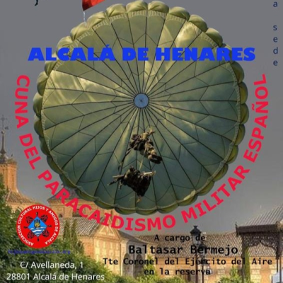 episode Asociación Cultural Hijos y Amigos de Alcalá, Alcalá de Henares, cuna del paracaidismo militar español, Miguel Rios artwork