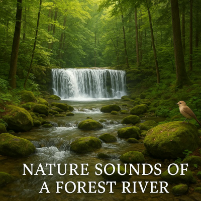 episode Nature Sounds of a Forest River for Relaxing | Waterfall & Bird Meditation Music artwork