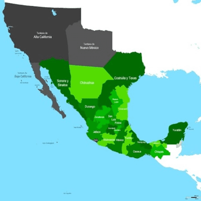 Organización Territorial Del Virreinato De Nueva España