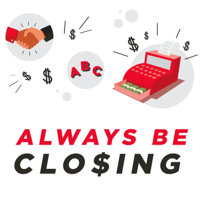 episode Always Be Clo$ing 17 - Keith Bradshaw artwork