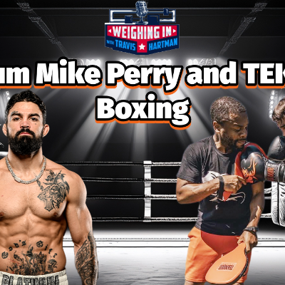 episode The King of Violence, Mike Perry’s trainer, JT, talks boxing and sports artwork