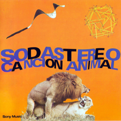 episode "De música ligera", Soda Stereo artwork