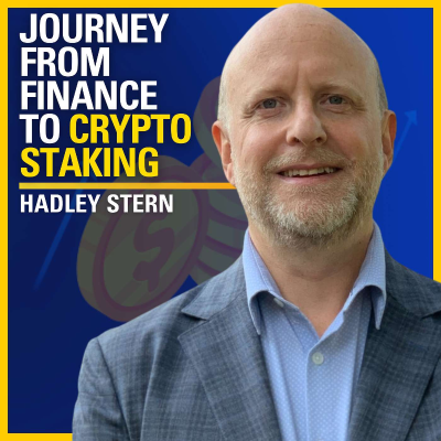 episode Journey from Finance to Crypto Staking - Hadley Stern | ATC #562 artwork