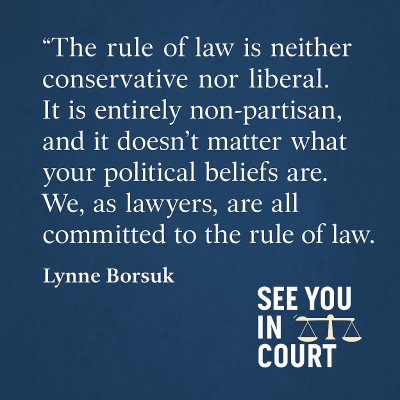 episode The Rule of Law Is Nonpartisan artwork